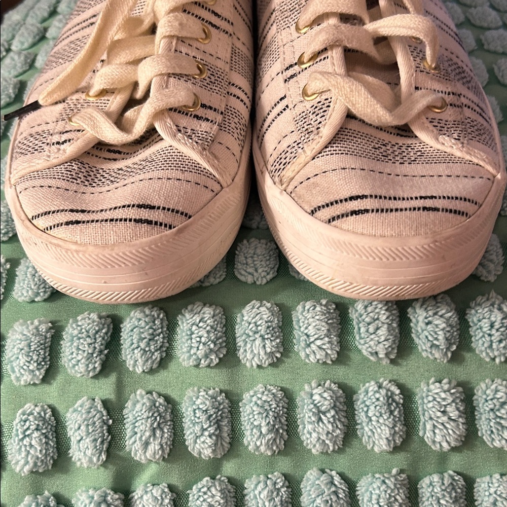 Keds Cream and Black Patterned Sneakers - Picture 3 of 6